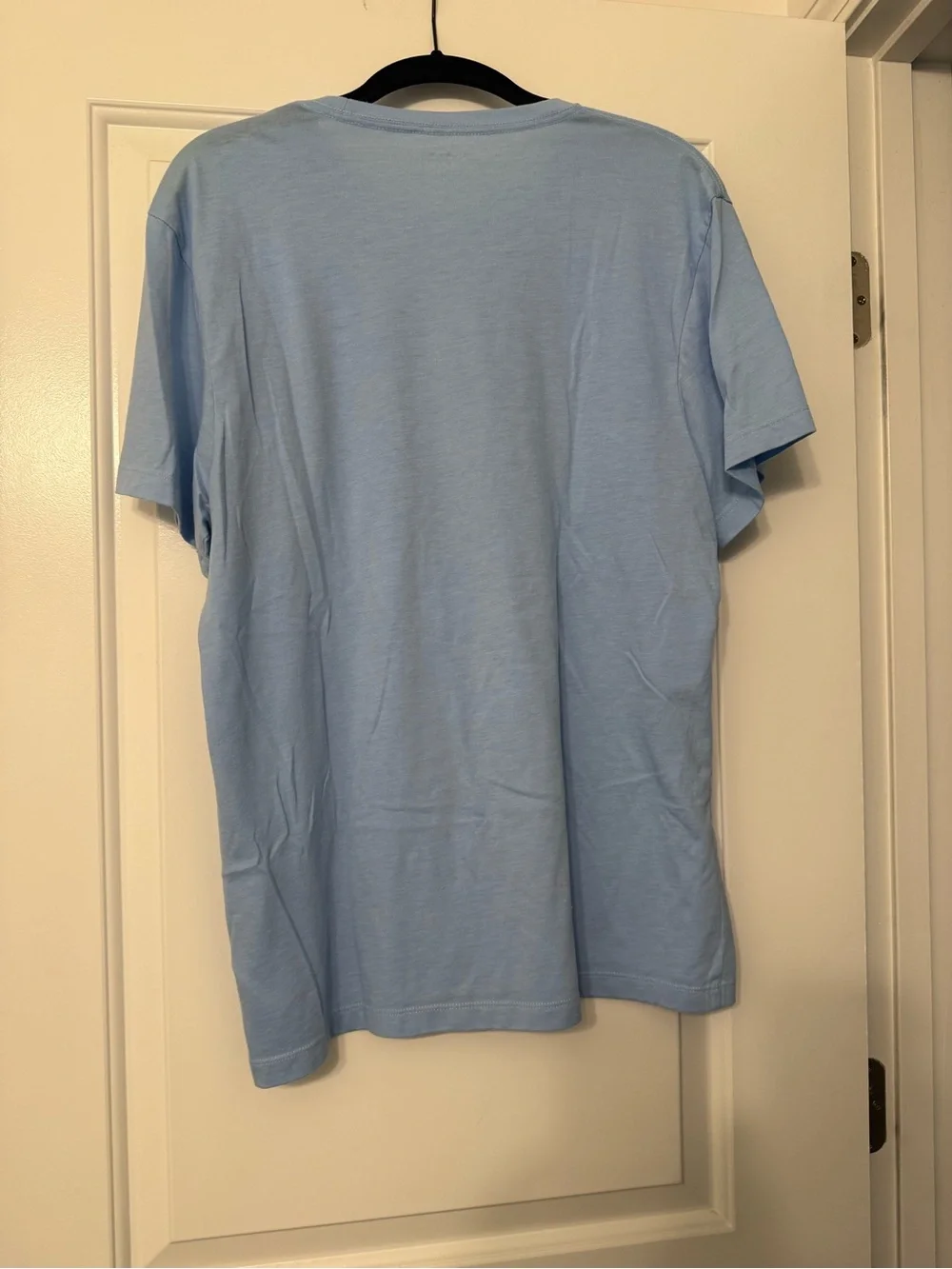J. Crew Light Blue Pocket Crewneck T-Shirt